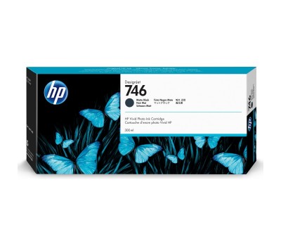 Картридж HP DesignJet 746, 300 мл, черный матовый (P2V83A)